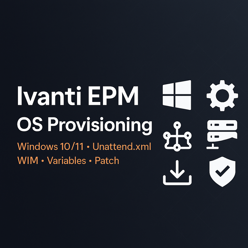 Provisionning – Deployment of Windows 10