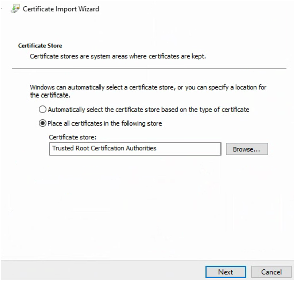 Install Certificate Instructions