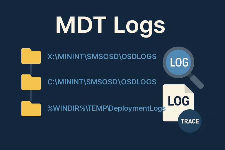 MDT Log Locations