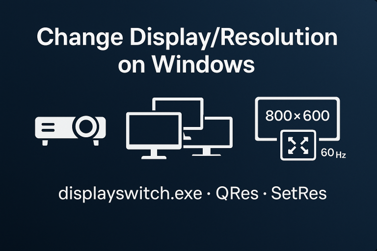 Tools to Display Settings