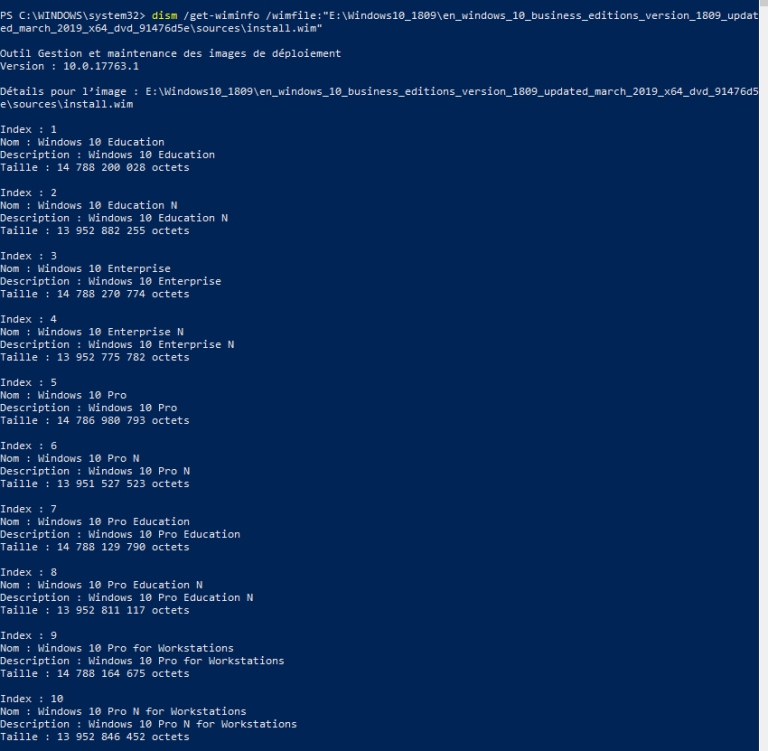 Managing WIM Files: DISM PowerShell Commands – LeBlogOSD