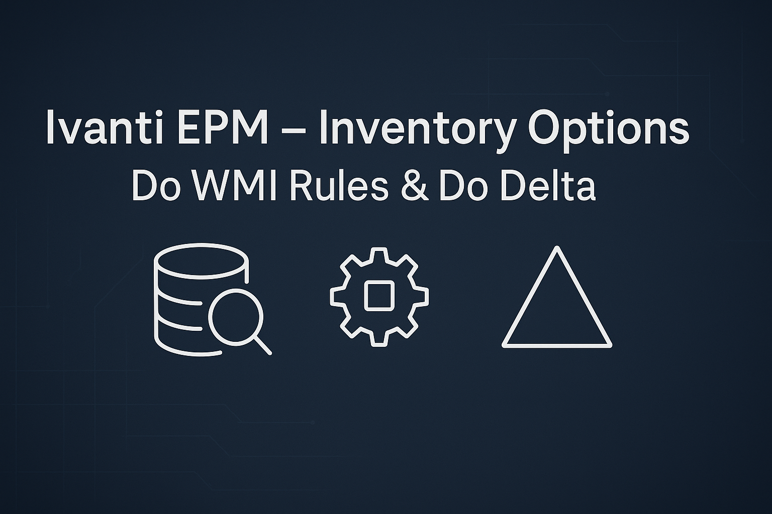 Server – Inventory Option