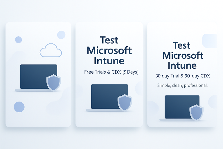 Creating your Intune LAB