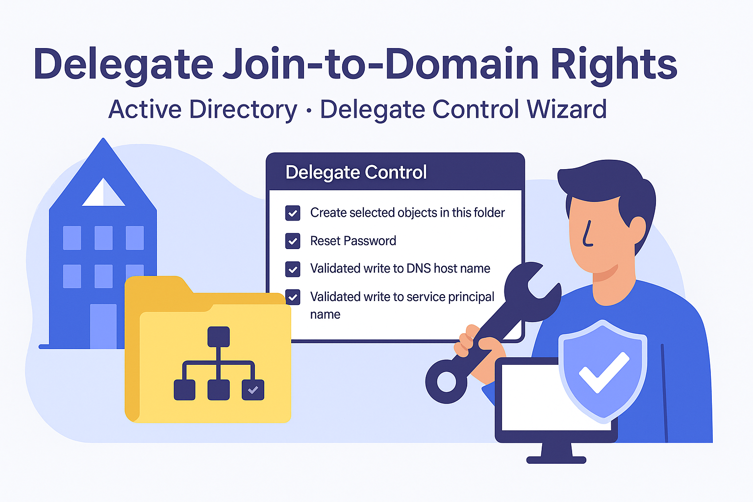 Delegate User Account to Join Computers to the Domain