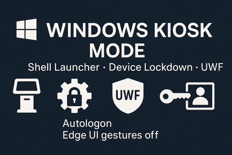 Configure a Windows 10 as a Self-Service Kiosk