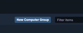 Creating New Computer Group