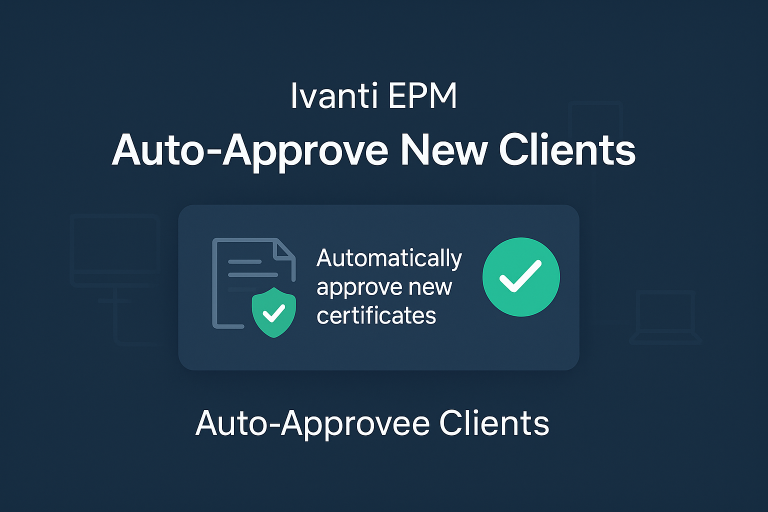 Agent – auto-approve clients