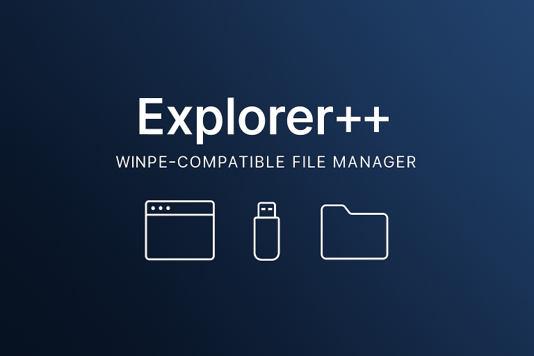 Explorer++ for WinPE