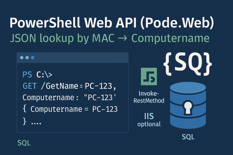 Create a Web service with Pode.Web