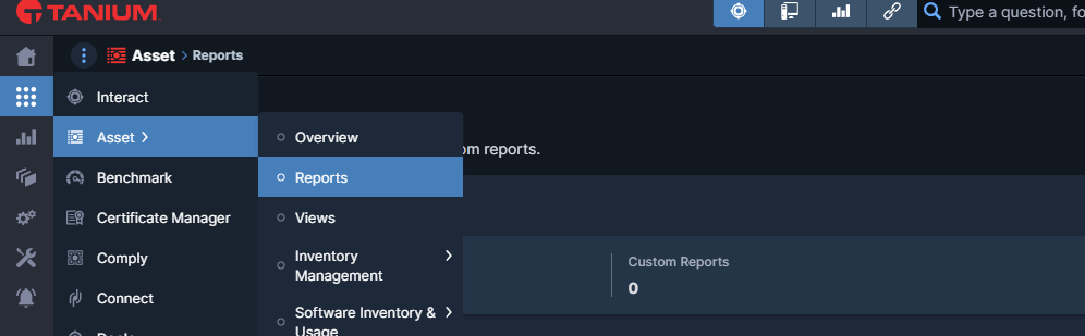 Asset Reports Overview