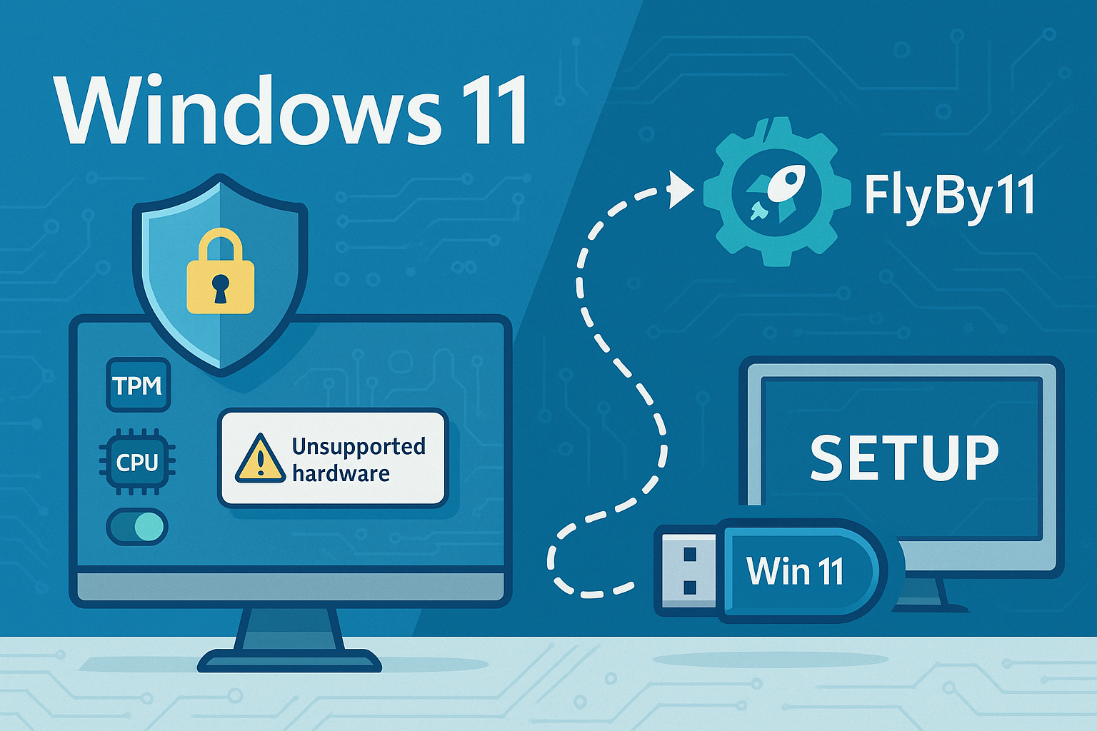 bypass Hardware restriction with Flyby11