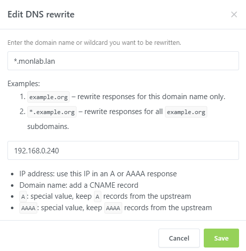 AdGuard Domain Setup