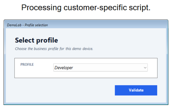 Tanium Provision: Add a Choose Job Profile Prompt