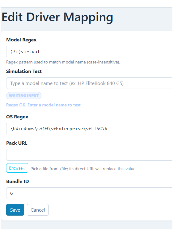 Bundle ID associated with a model
